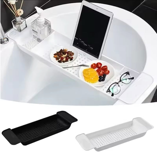 White Bath Table Tray